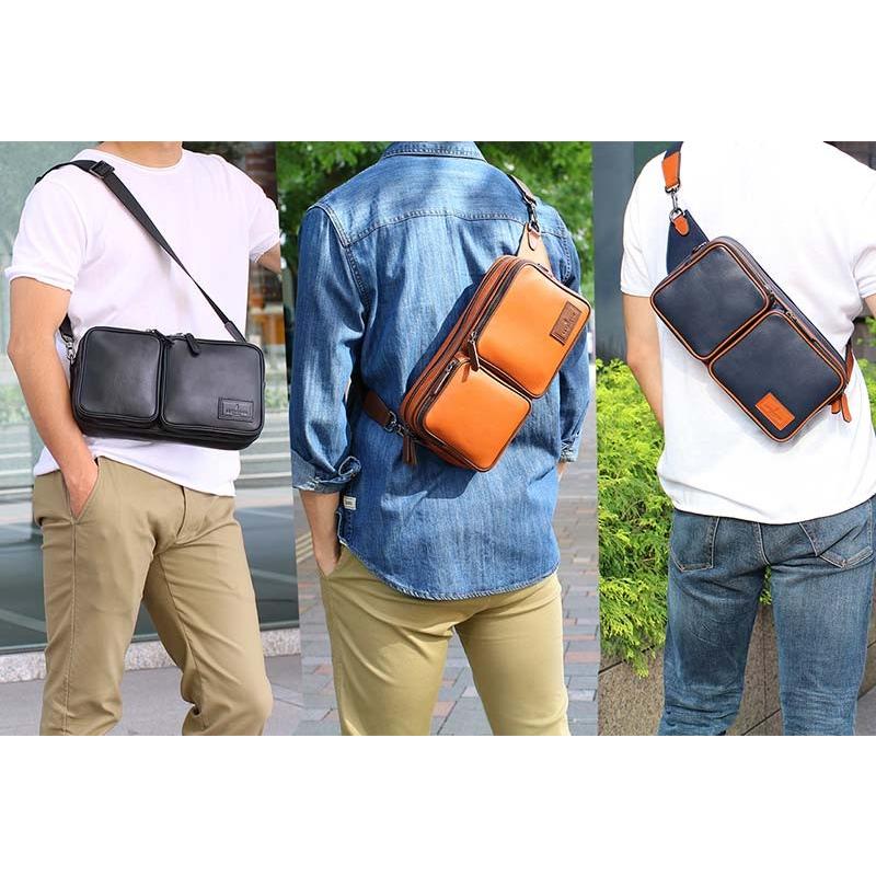 ボディバッグ ショルダーバッグ メンズ 本革 大きめ ワンショルダー 斜めがけ ボディバック レザー 革 クリスマス ギフト プレゼント Ldr Letdreamバッグ専門店 通販 Yahoo ショッピング