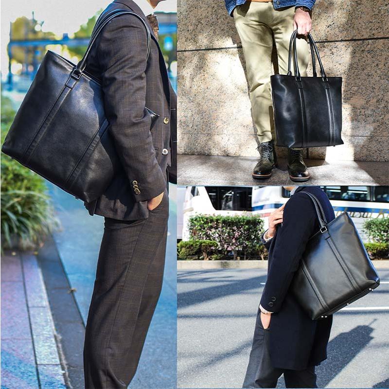 レットドリーム　ビジネスバッグ・トートバッグレザー本革 LETDREAM トートバッグ ビジネスバッグ メンズ 本革 革 出張