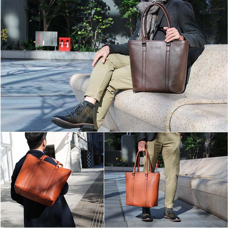 レットドリーム　ビジネスバッグ・トートバッグレザー本革 LETDREAM トートバッグ ビジネスバッグ メンズ 本革 革 出張