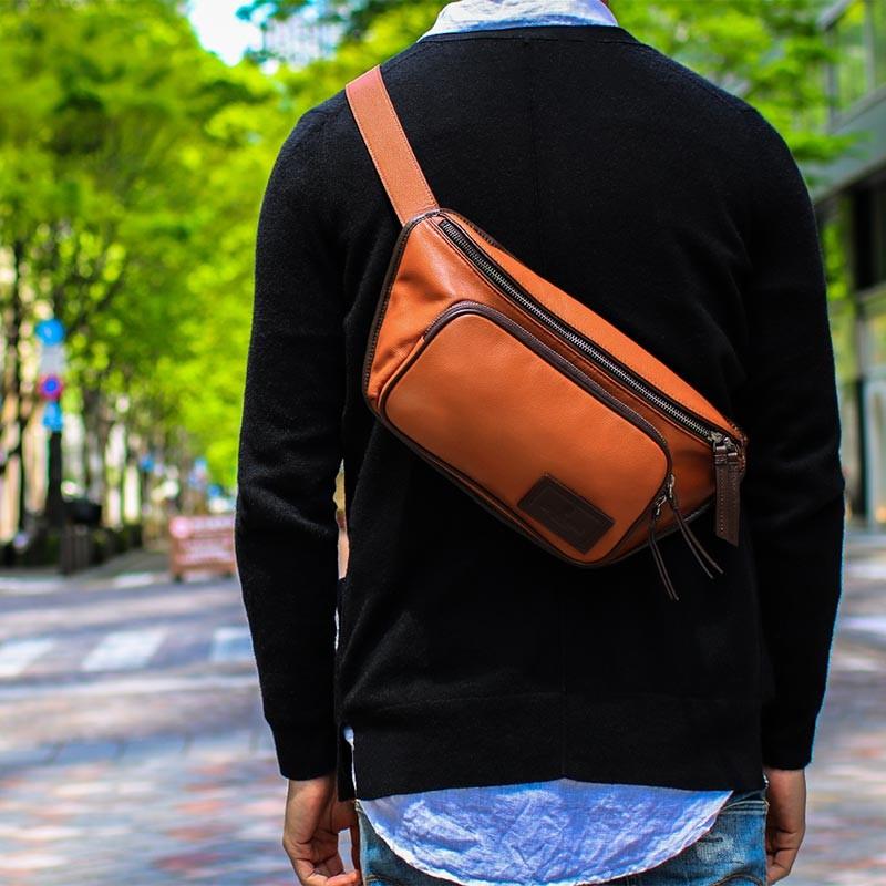 ボディバッグ ショルダーバッグ メンズ 本革 大きめ ワンショルダー 斜めがけ ボディバック レザー 革 Ldr Letdreamバッグ専門店 通販 Yahoo ショッピング