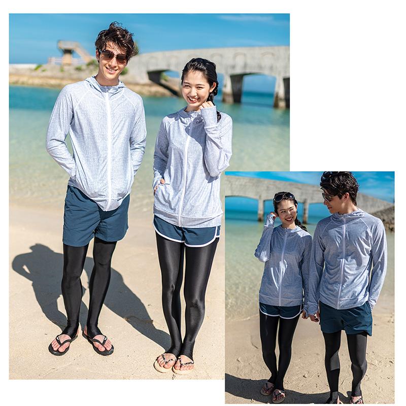 LEISURE SPORT ラッシュガード レディース トレンカ 水着 大きい