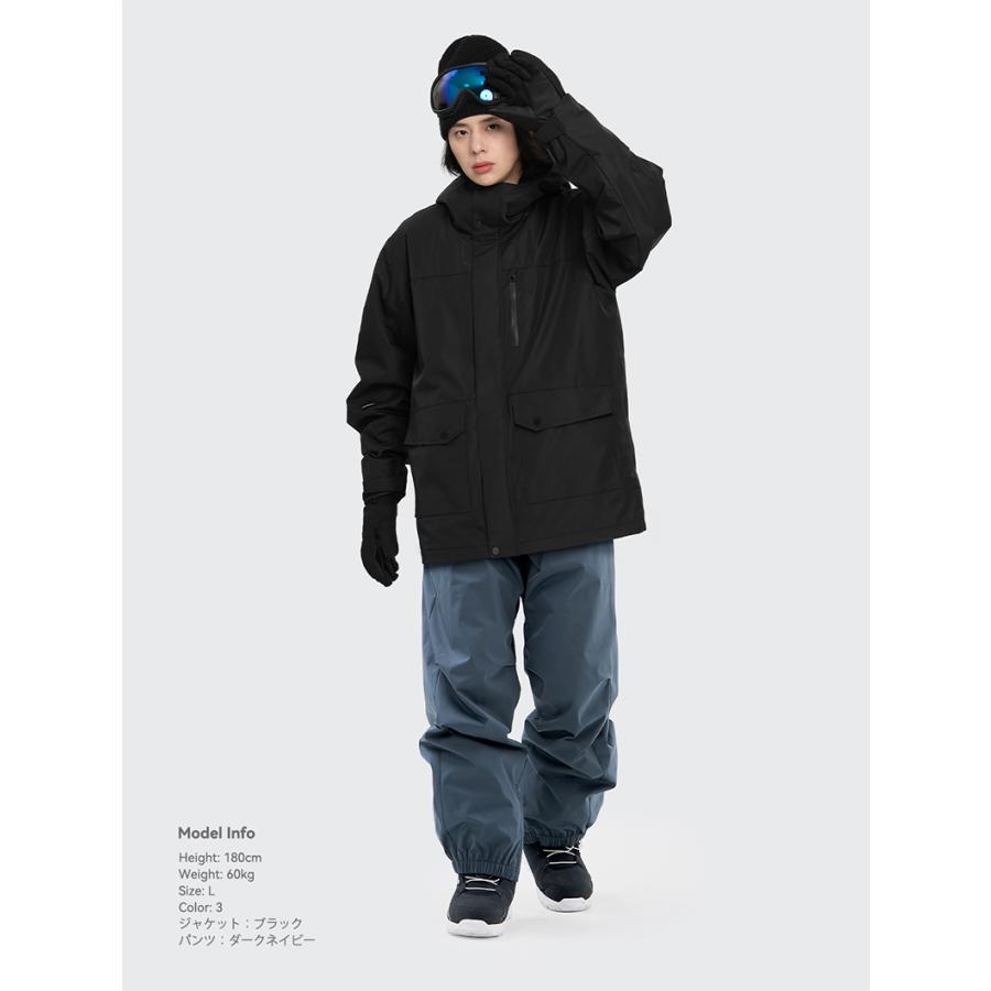 ACTLEIS（アクレイス） スノーボードウェア スキーウェア メンズ 上下