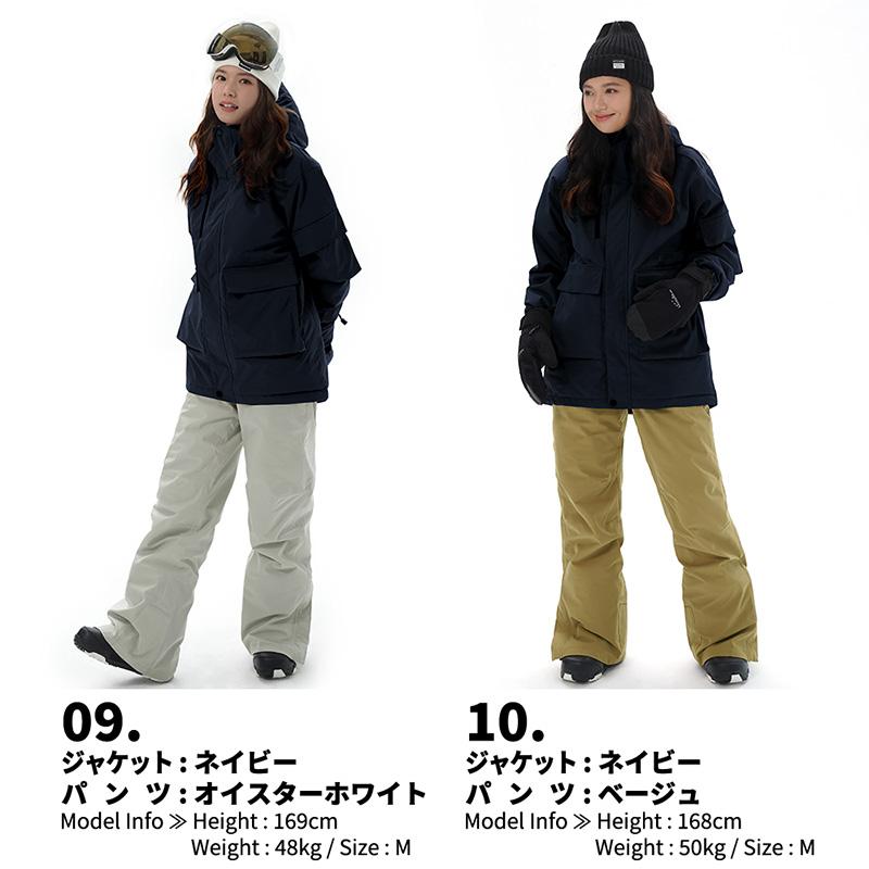 LEISURE SPORT スノーボードウェア スキーウェア レディース 上下