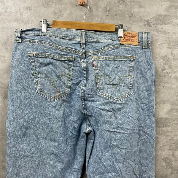 Levi's550TM デニムジーンズパンツ ライトブルー リラックスブーツカット 22S 実寸W40in 大きいサイズ 赤タブ 095553102LK10683｜leteety0120｜04