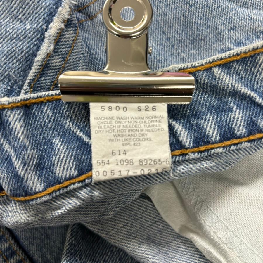 Levi's517R USA製 ライトブルー ブーツカット ジップフライ デニムジーンズパンツ W36L32 実寸W34in 赤タブ 00517-0216 古着 LK10774｜leteety0120｜11