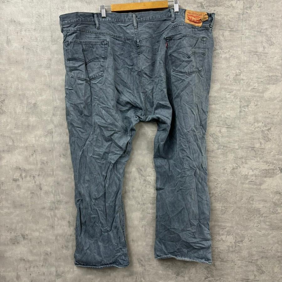 Levi's リーバイス 501R ブラック ボタンフライ デニムジーンズパンツ W54L32 実寸W50in 大きいサイズ 赤タブ 11501-0049 古着 LK10775｜leteety0120｜02