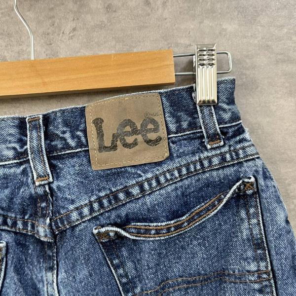 Lee リー USA製 デニムジーンズパンツ ブルー ジップフライ レディース 14R 27×29 実寸W25in 527-5049 DMT USA R221026-H104｜leteety0120｜03