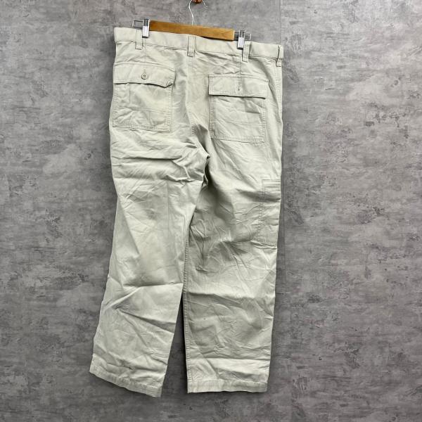 DOCKERS ドッカーズ D3 ホワイトベージュ ジップフライ サイドポケット ワークパンツ 36×30 実寸W36in 40891-0015 USA輸入S220214-H489｜leteety0120｜05