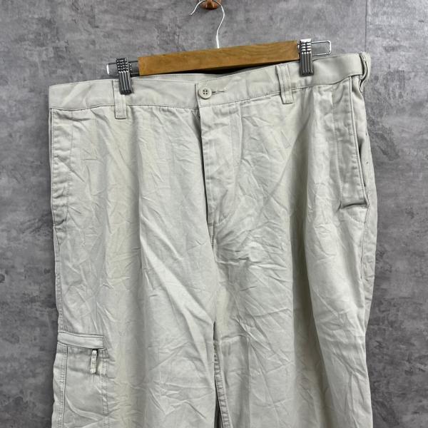 DOCKERS ドッカーズ D3 ホワイトベージュ ジップフライ サイドポケット ワークパンツ 36×30 実寸W36in 40891-0015 USA輸入S220214-H489｜leteety0120｜09