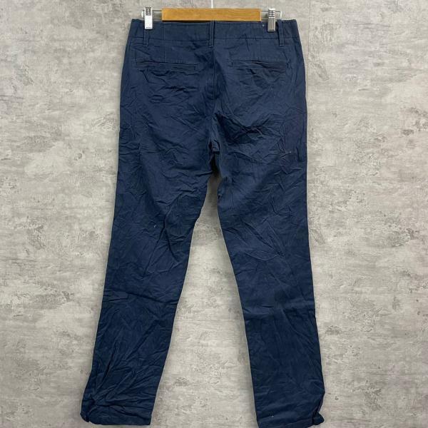 GAP ギャップ チノパンツ ネイビー ジップフライ スリム W30L32 実寸W31in RN54023 USA 海外輸入 古着 S220328-N491｜leteety0120｜02