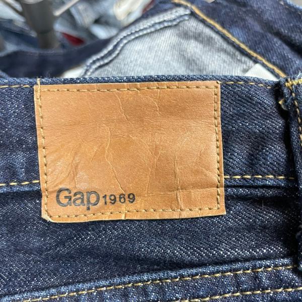 GAP ギャップ デニムジーンズパンツ インディゴブルー ジップ ブーツカット 32×32 実寸W34in RN54023 USA  古着 S220409-N546｜leteety0120｜03