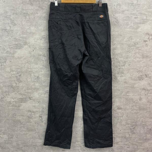 Dickies874 ディッキーズ ブラック Original  ジップフライ ワークパンツ 30×32 実寸W30in 874RBK USA 海外輸入 古着 SK10389｜leteety0120｜02