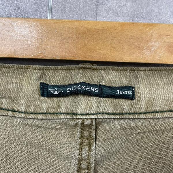 DOCKERS ドッカーズ Jeans デニムジーンズパンツ ライトブラウン ジップフライ カラー W32L34 実寸W33in 261427426 USA SK10724｜leteety0120｜18