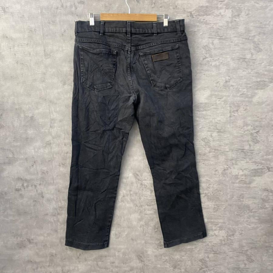 Wrangler ラングラー  デニムジーンズパンツ ブラック TEXAS ストレッチ W38 実寸 36in W12109004 USA 海外輸入 古着 W221026-N222｜leteety0120｜02