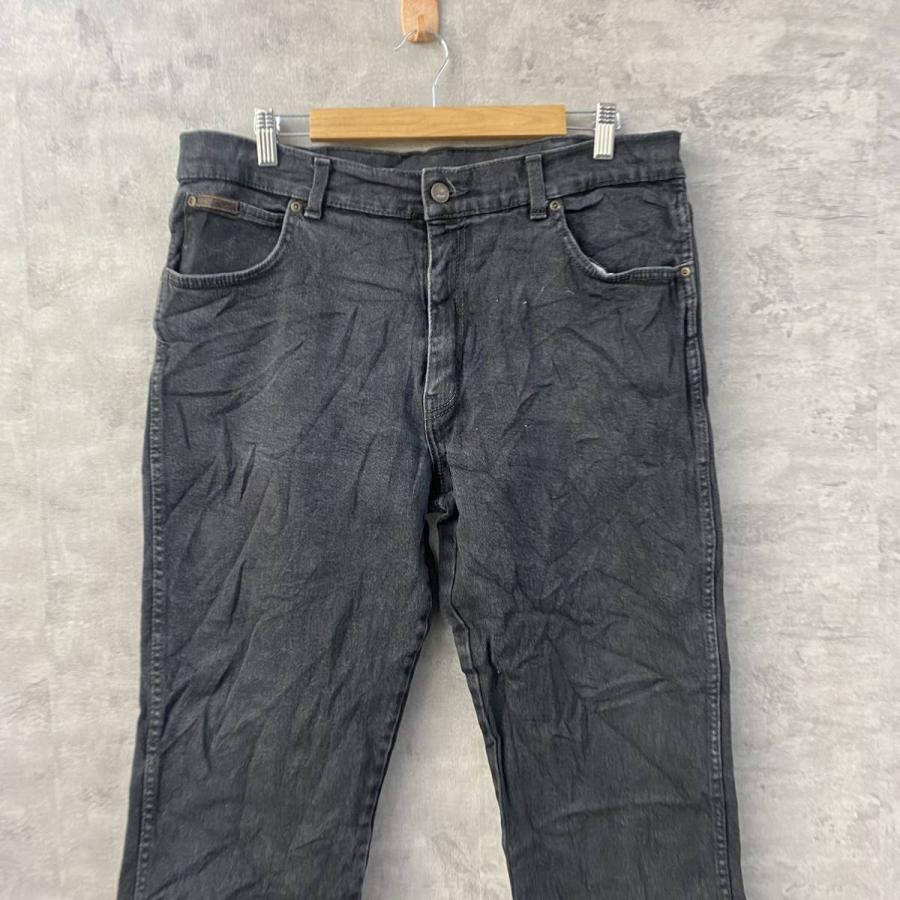 Wrangler ラングラー  デニムジーンズパンツ ブラック TEXAS ストレッチ W38 実寸 36in W12109004 USA 海外輸入 古着 W221026-N222｜leteety0120｜03