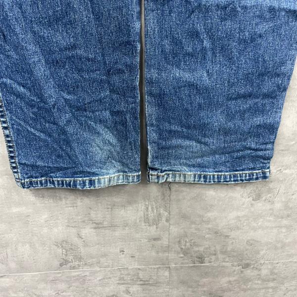 Wrangler ラングラー  デニムジーンズパンツ ブルー ジップフライ 11/12x32 実寸W30in 18MWZSW USA 海外輸入 古着 WK10053｜leteety0120｜05