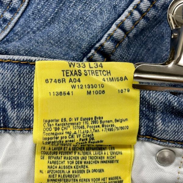 Wrangler ラングラー  デニムジーンズパンツ ライトブルー TEXAS ジップフライ W33L34 実寸W31in 41M158A USA 海外輸入 古着 WK10072｜leteety0120｜12