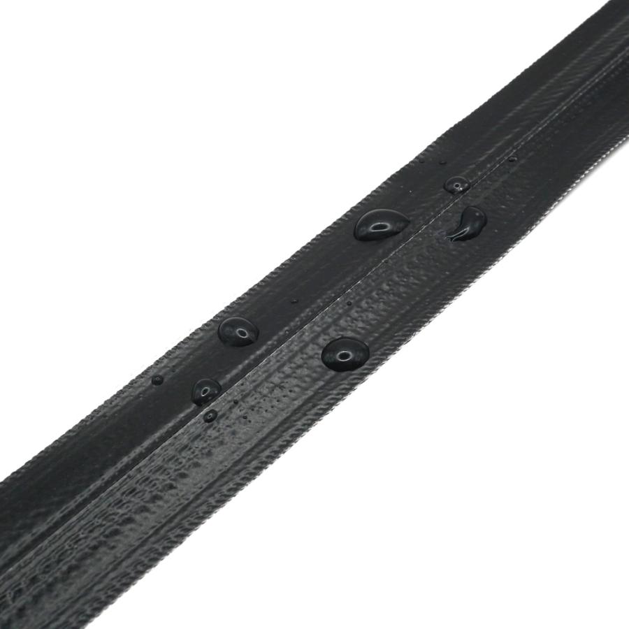 YKK 3号止水ファスナー 20cm 黒 ツヤあり AquaGuard アクアガード