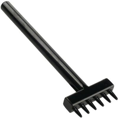4mmピッチ6連パンチ 1mm穴 ハトメ抜き 連ポンチ レザークラフト 穴あけ