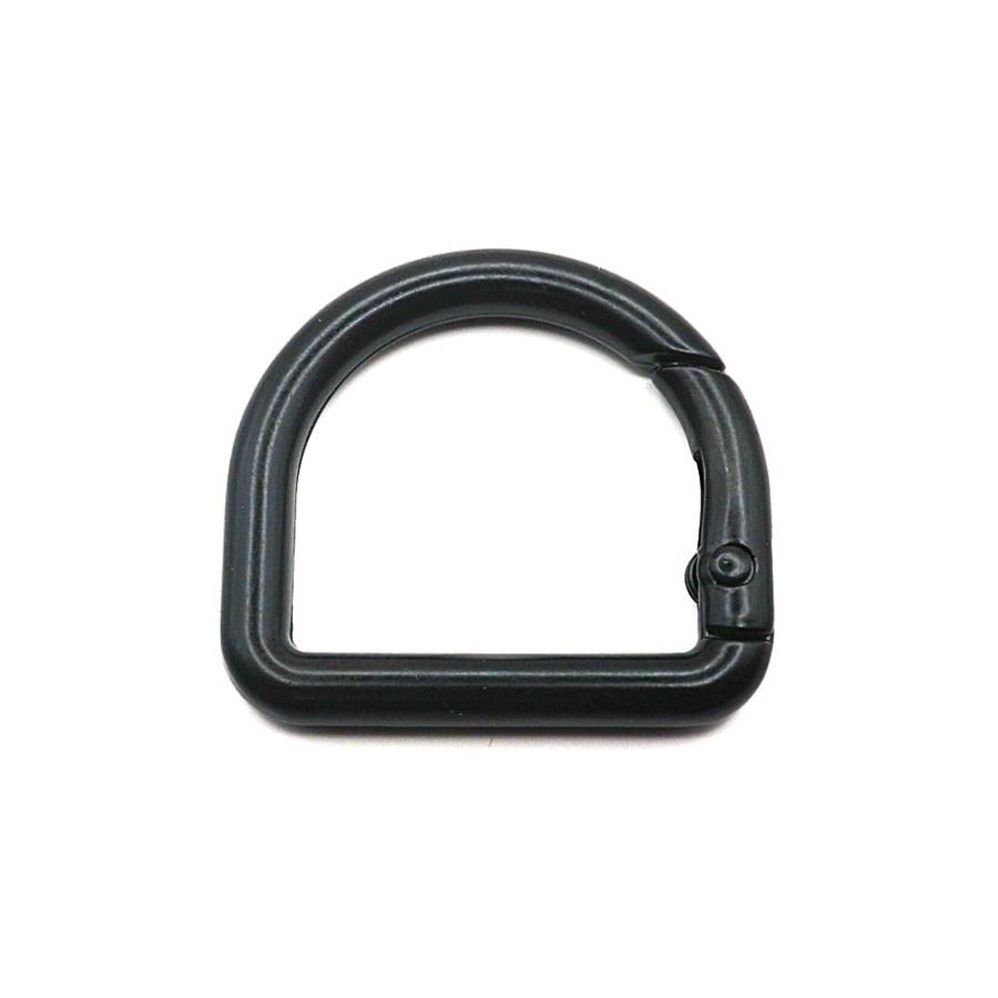 D型ナスカン ニッケル・ダール・黒ニッケル内径22mm 1個入り レザー用