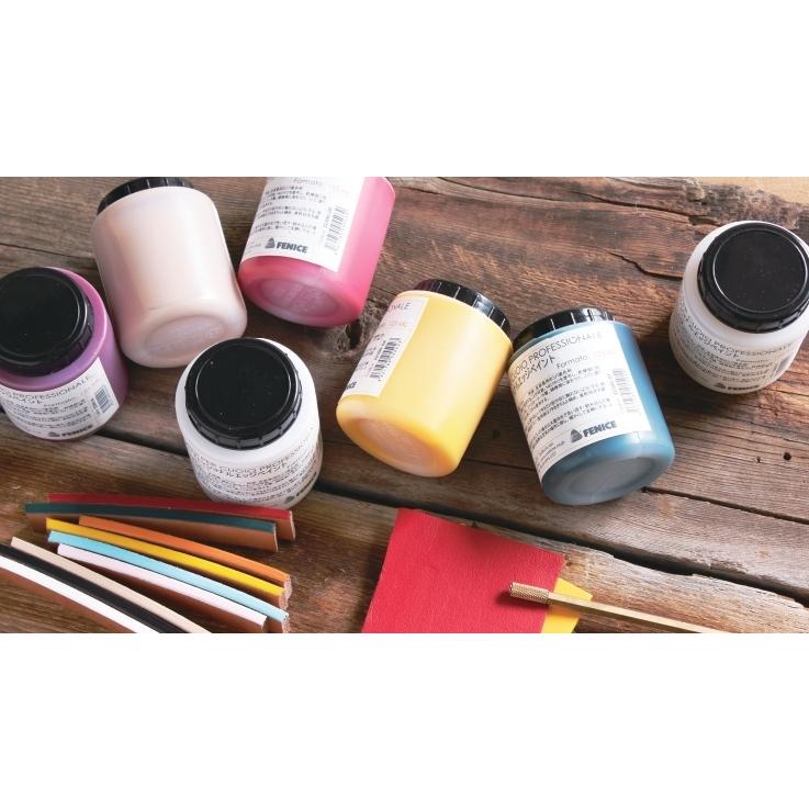 FENICE プロフェッショナルエッジペイント 125ml入り 全12色 edgepaint125ml レザー&ファブリッククラフト
