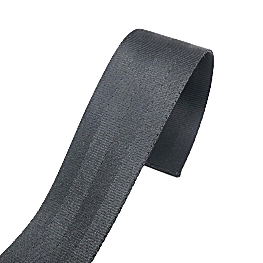 20mm巾ナイロンテープ（黒）二ッ山（厚）日本製 1m毎カット売り 高密度