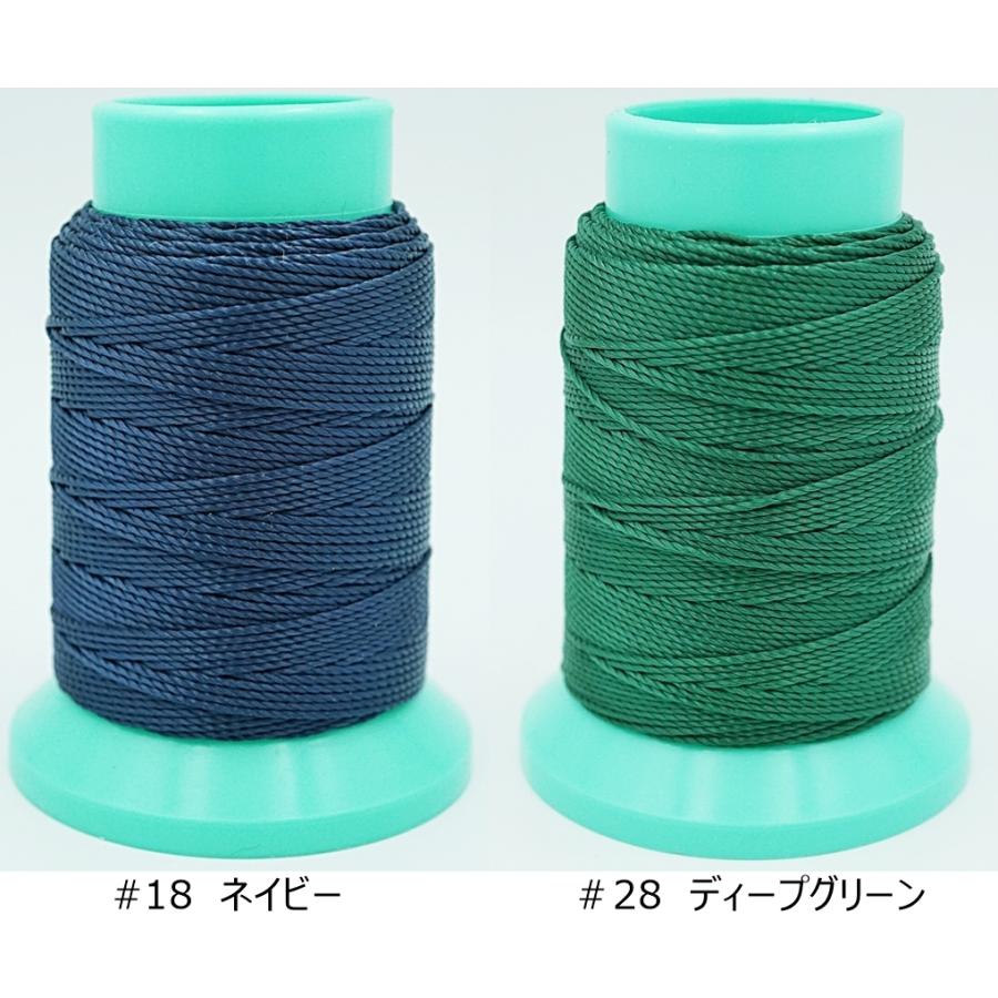 ビニモMBT 5番手（ボンド加工糸） 100m巻き 全27色 手縫い糸 ミシン糸