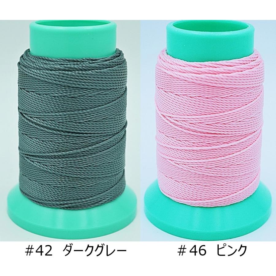 ビニモMBT 5番手（ボンド加工糸） 100m巻き 全27色 手縫い糸 ミシン糸