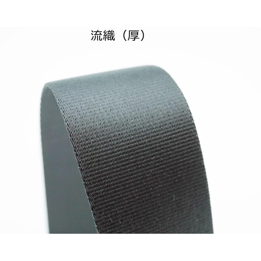 20mm巾ナイロンテープ（黒） 流織（厚）日本製 1m毎カット売り 高密度ナイロンテープ 持ち手やショルダーテープに｜lethercraftdubro｜03