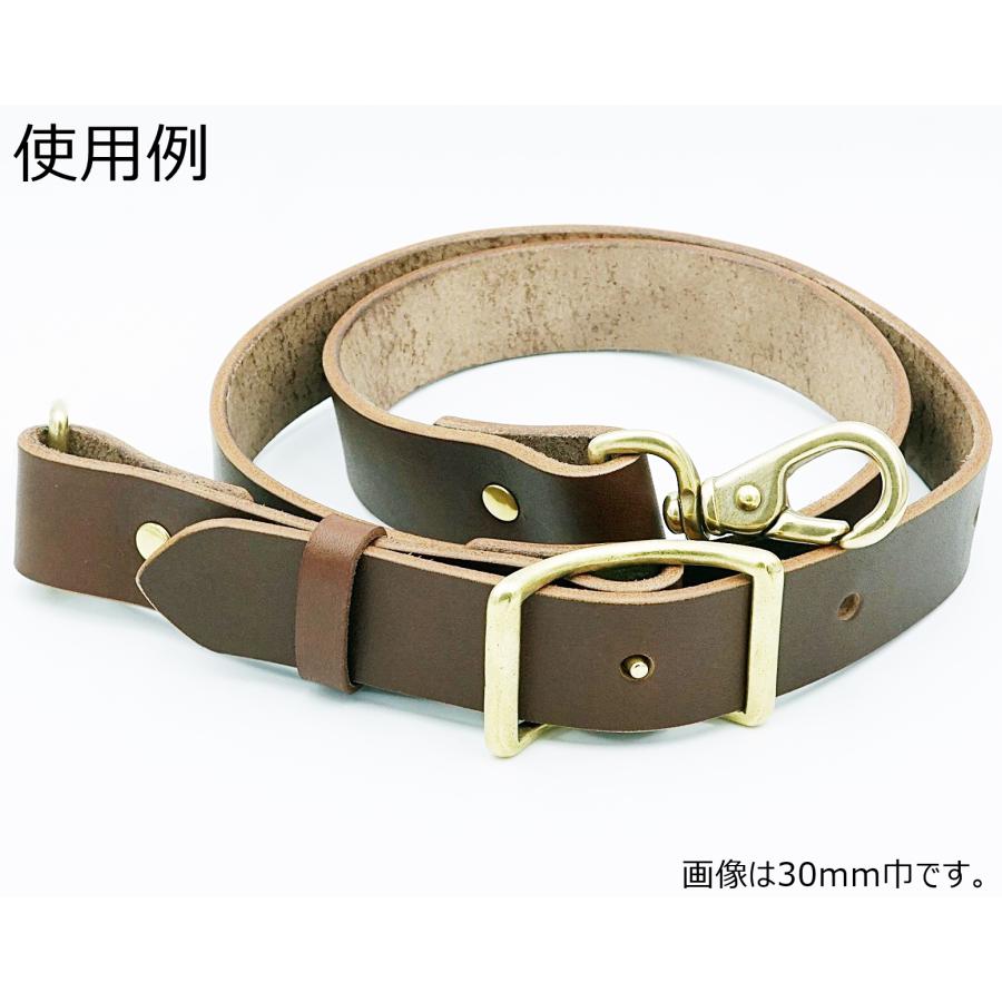 15mm留め付き真鍮コキ 1個入り No.121 ベルトバックル レザー用金具