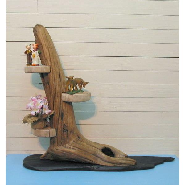 流木ディスプレイ用飾り棚 ja60 オリジナル流木インテリア雑貨 飾り棚 ディスプレイ台 アートオブジェ 置物 | 