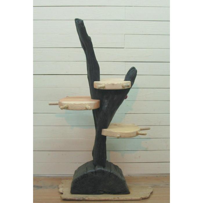 流木アートのレットイットビーの黒流木大型インテリア飾り棚 ja87 オリジナル流木インテリア雑貨 |  | 02