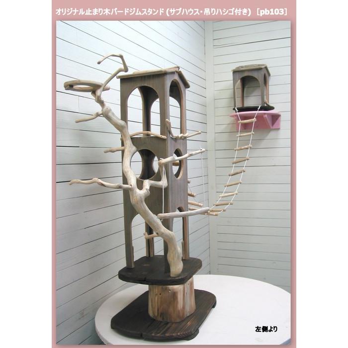 オリジナルバードジムタワー(サブハウス・吊りハシゴ付き)　pb103 |  | 03