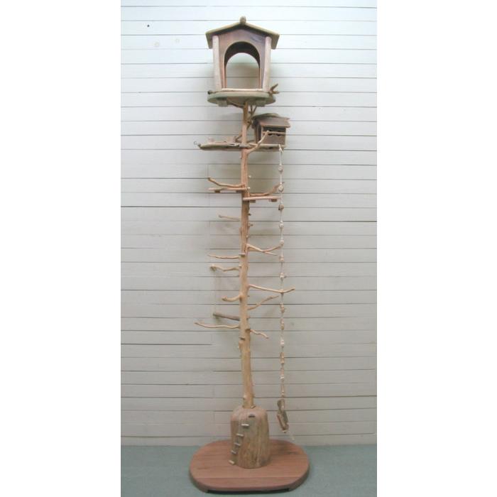 オリジナル大型流木バードジムタワー（ツリーハウスオブジェタイプ）［数量限定計６台］pb79 |  | 01