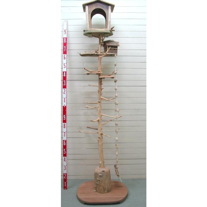 オリジナル大型流木バードジムタワー（ツリーハウスオブジェタイプ）［数量限定計６台］pb79 |  | 02