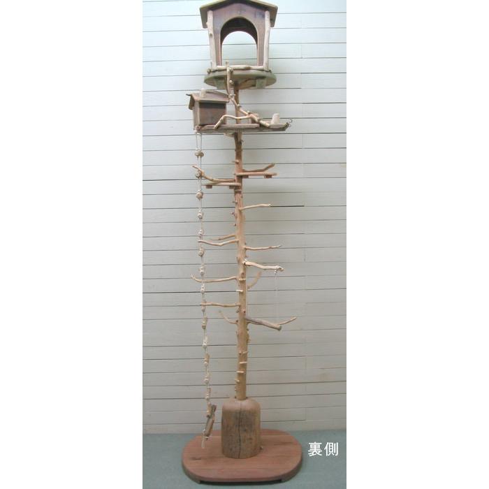 オリジナル大型流木バードジムタワー（ツリーハウスオブジェタイプ）［数量限定計６台］pb79 |  | 06