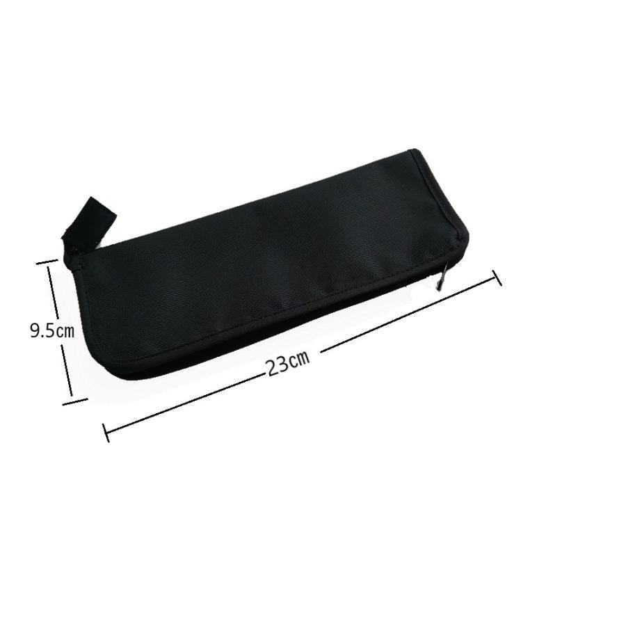 メイクブラシケース ブラック 10ポケット 日本製 化粧ポーチ 携帯 化粧