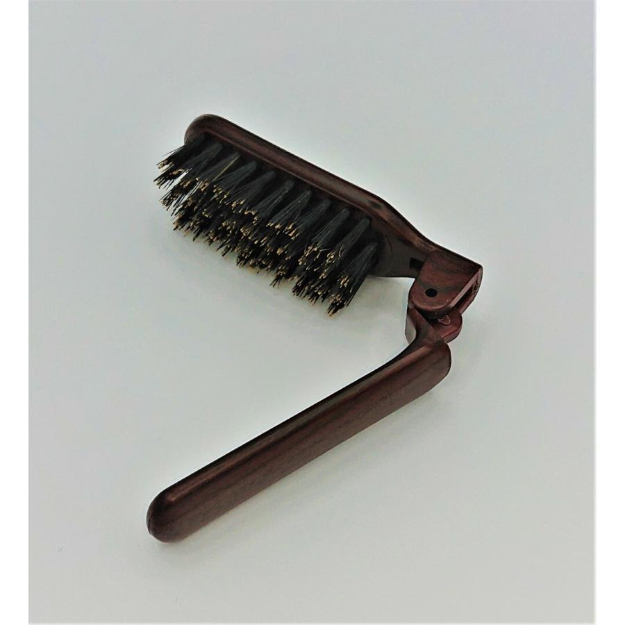 折たたみヘアセットブラシ獣毛 |  | 03