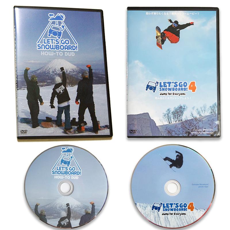 ハウツーDVD２本セット レッツゴースノーボード １＆４ | 