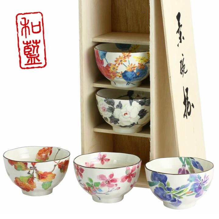 新生活 プレゼント 食器 ギフト 美濃焼 和藍 花ごころお茶碗5客セット(飯碗揃) 和食器 和風 食器セット プレゼント :a03642:和食器と雑貨の お店 ルアン - 通販 - Yahoo!ショッピング 新生活 プレゼント 食器 ギフト 美濃焼 和藍 花ごころお茶碗5客セット(飯碗揃) 和食器 和風 食器セット プレゼント :a03642:和食器と雑貨の お店 ルアン - 通販 - Yahoo!ショッピング
