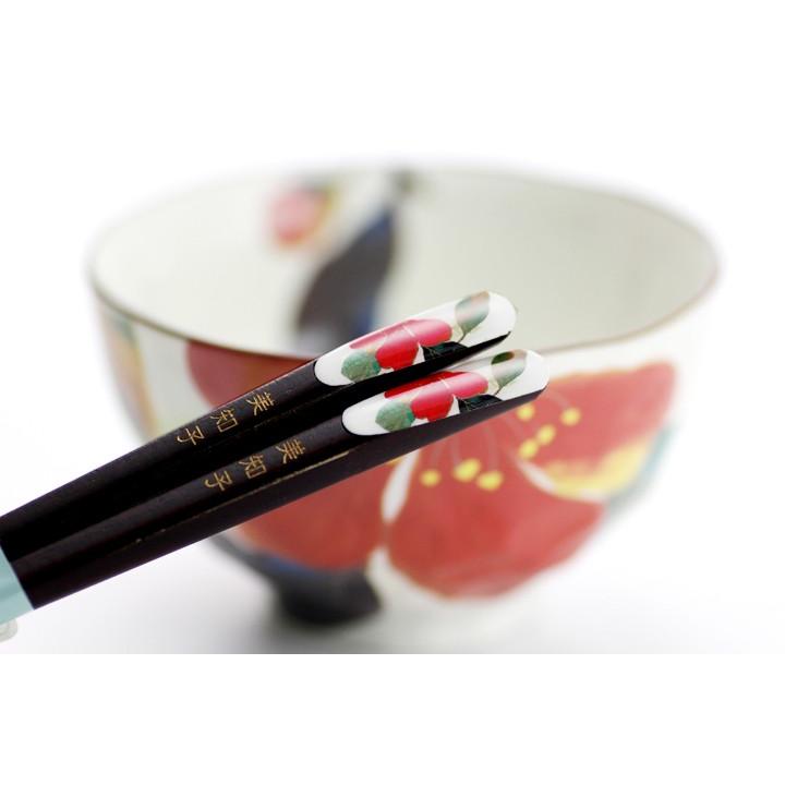 名入れ プレゼント ギフト 結婚祝い 還暦祝い おしゃれ 湯呑 箸 食器  美濃焼 花かいろう 夫婦茶碗 天宝箸 ペア セット 両親 義母 母 祖父 祖母 2025 実用的 | ＆藍 | 05