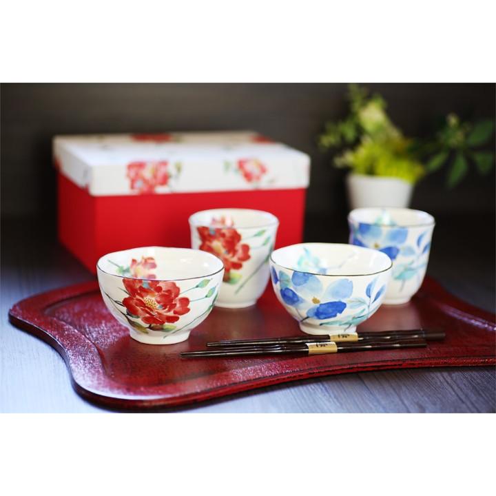 ＆藍 食器 プレゼント ギフト 夫婦茶碗 箸 セット 結婚祝い