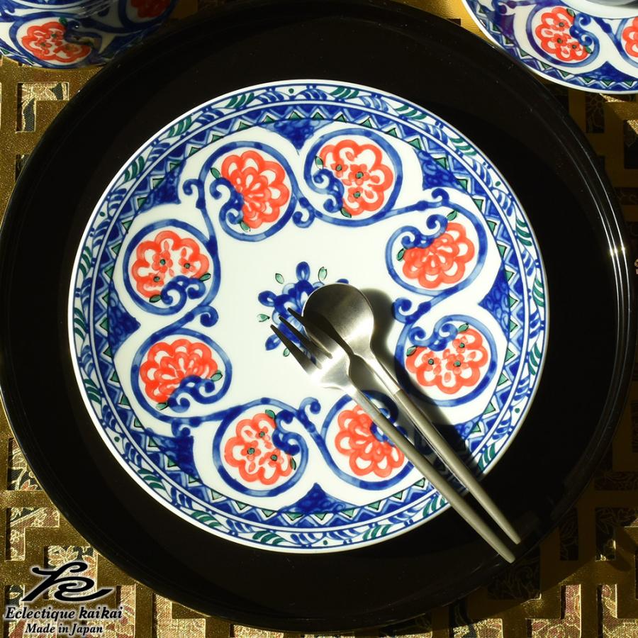 美濃焼 kaikai トルバドゥール プレートセット 日本製 和食器 ペア 皿 プレート 贈り物 新築祝い 結婚祝い 出産祝い 内祝い 御祝 新生活 誕生日 プレゼント | ＆藍 | 06