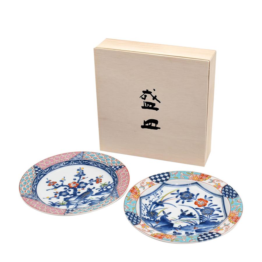 美濃焼 kaikai 游民 組大皿 日本製 お皿 和食器 食器 モダン レトロ 古風 ギフト 贈り物 新築祝い 結婚祝い プレゼント　取皿 おしゃれ 陶器 セラミック藍 | ＆藍 | 01