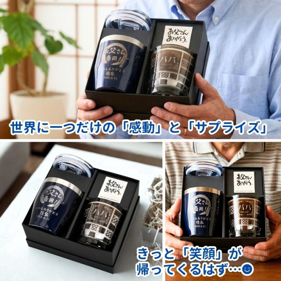 LEUN（ルアン） 2026 父の日 母の日 ペア 名入れ タンブラー