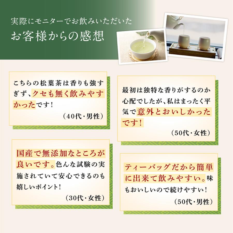 松葉茶 国産 30包 無農薬 松の葉茶 ソルリプチャ ハーブティー 健康茶 赤松 あかまつ アカマツ お茶 まつば茶 ノンカフェイン F｜levante｜11