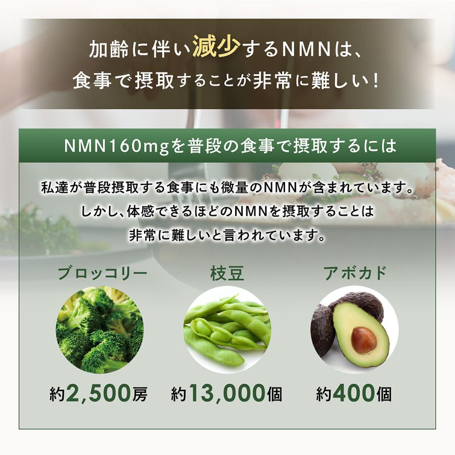 NMN サプリ 4800mg 日本製 成分量分析済 1ヶ月分 高純度100% 還元型