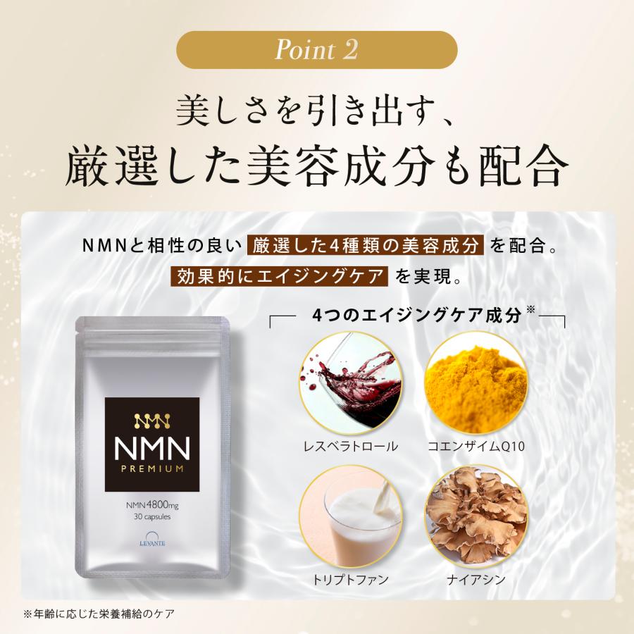 NMN サプリ 日本製 4800mg 3ヶ月分 高純度100% 国内製造 還元型