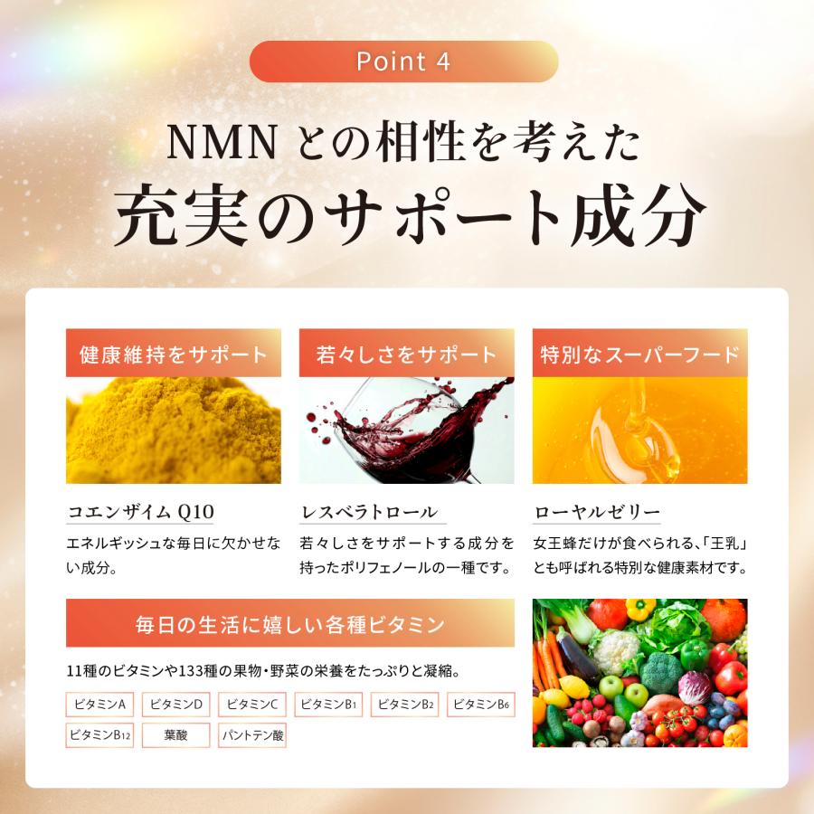 NMN サプリ 39000mg 3本 成分量分析済 日本製 高純度 100% β-NMN 1粒