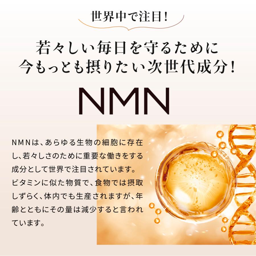 NMN サプリ 39000mg 3本 成分量分析済 日本製 高純度 100% β-NMN 1粒 